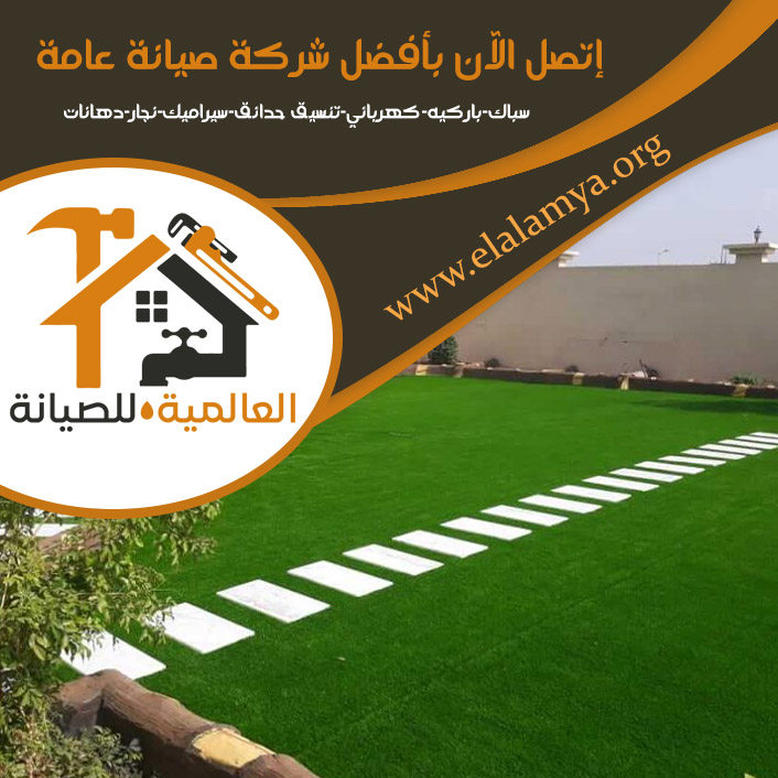 تركيب عشب في أم القيوين